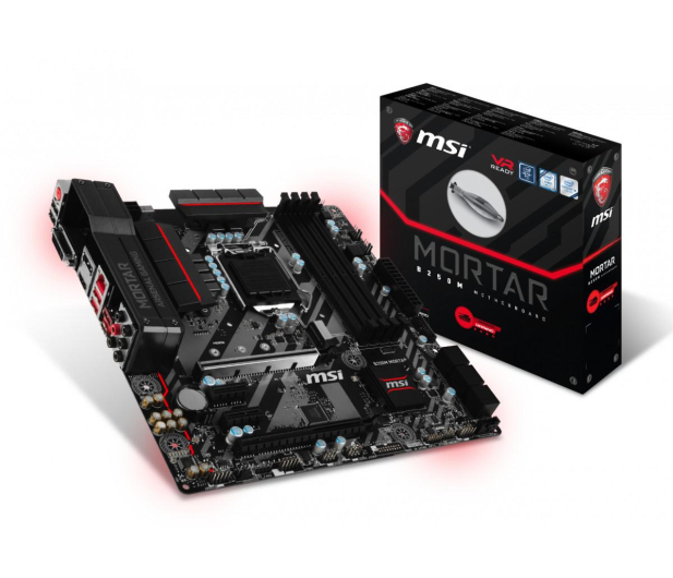 MSI B250M MORTAR s1151 B250 4DDR4 M.2/USB3.1 - 342026 - zdjęcie